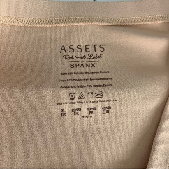 Assets By Spanx Body Shaping Strapless Slip Dress Size Extra Large - Picture 7 of 9